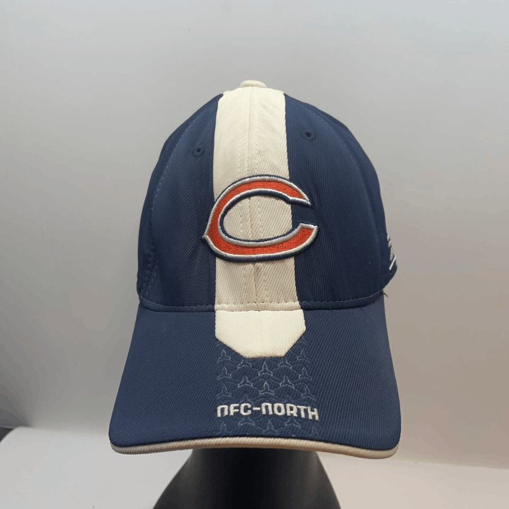 Reebok‎ Chicago Bears Cap NFL Equipment Hat NFC North Blue White One Size EUC